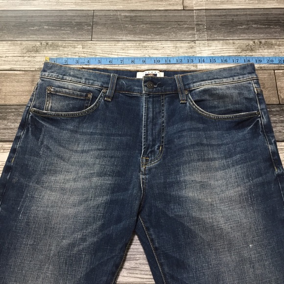 Joseph Abboud Slim Fit Jeans Men’s 34x32 Light Wash Blue Denim Stretch - Picture 3 of 12